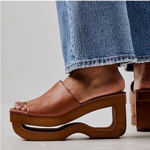 Free People Zigi Maisie Wooden Clogs